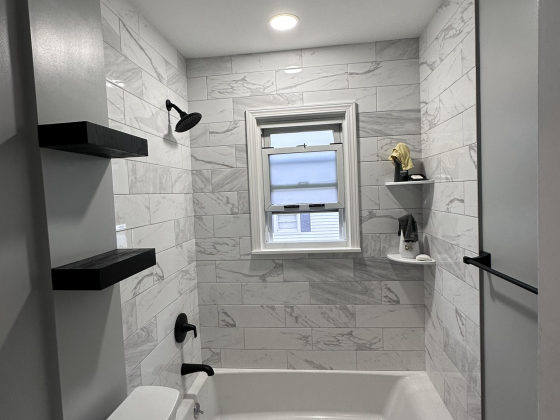 Detail of finished renovation work by Hamlett Renovations