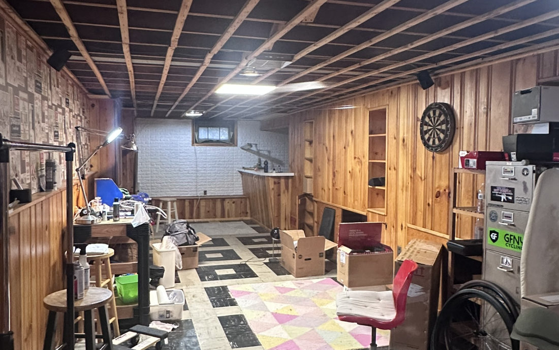 Basement before finishing