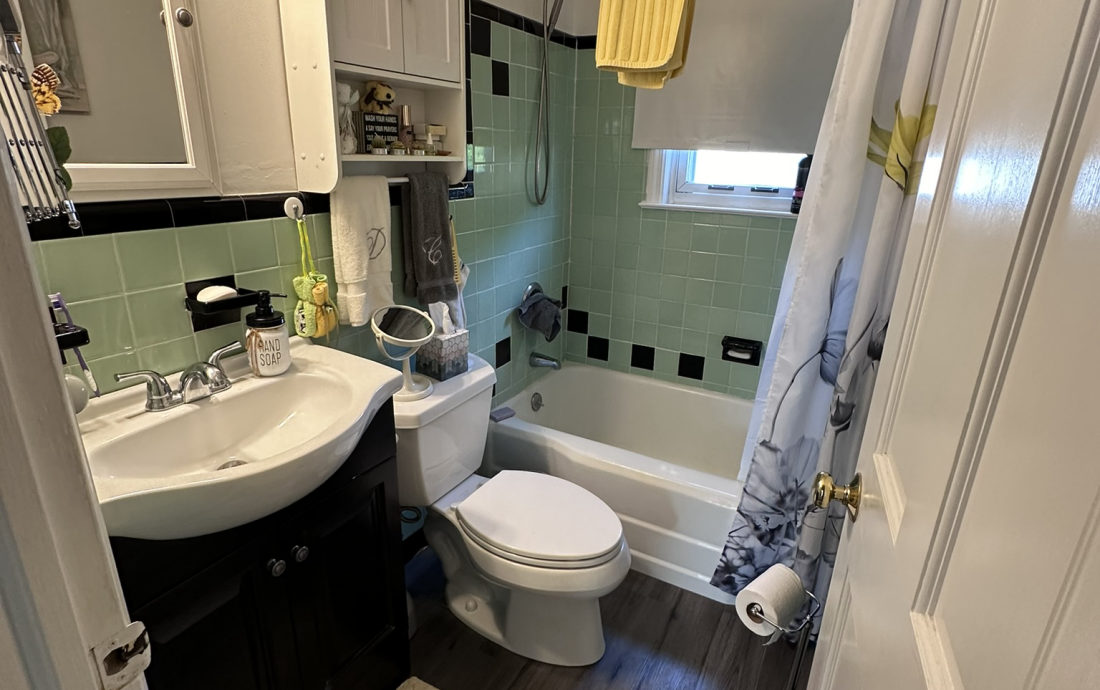 Bathroom before remodel