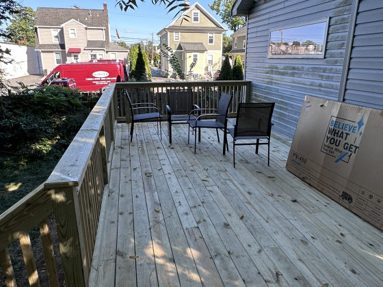 Custom deck in Morristown, NJ