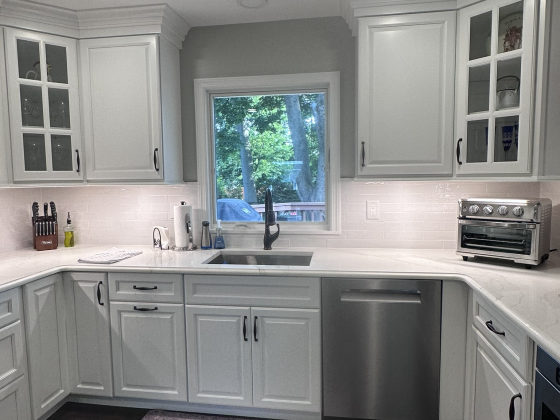 Completed kitchen in Paramus, NJ