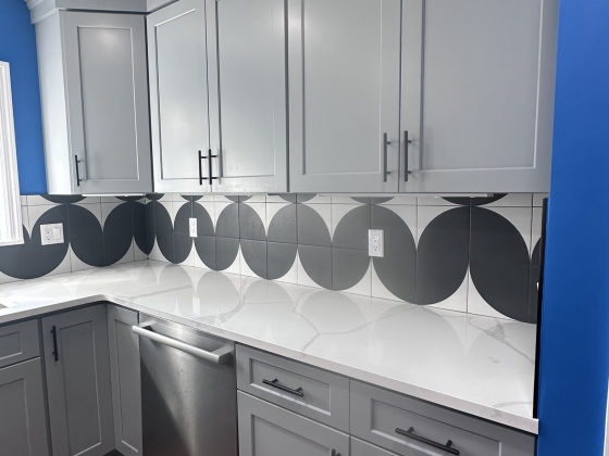 Completed kitchen in Teaneck, NJ